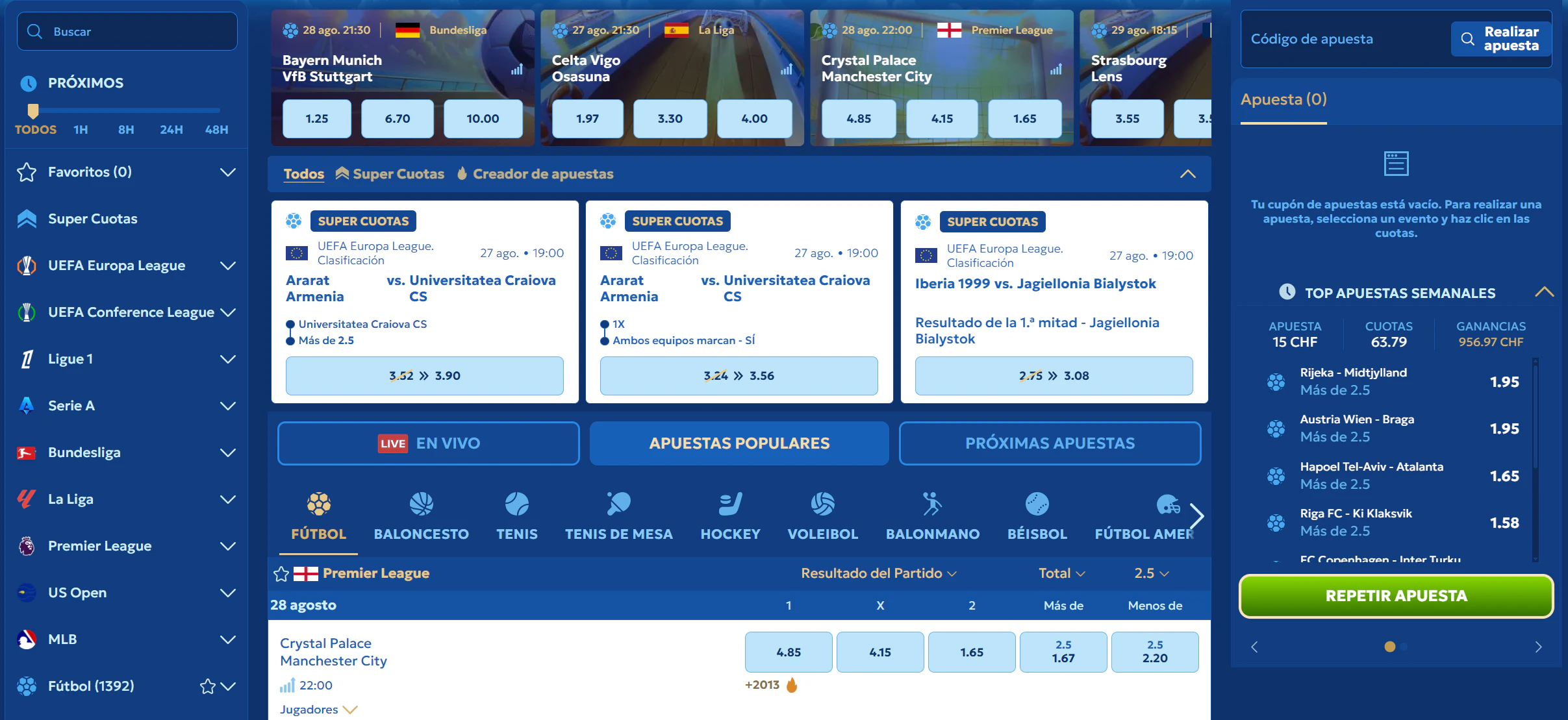 Pandido Casino: apuestas deportivas y eSports