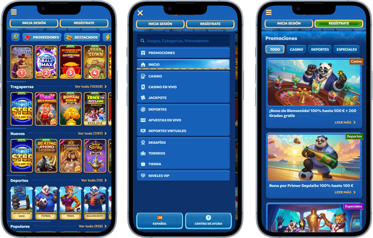 Pandido Casino: la versión móvil